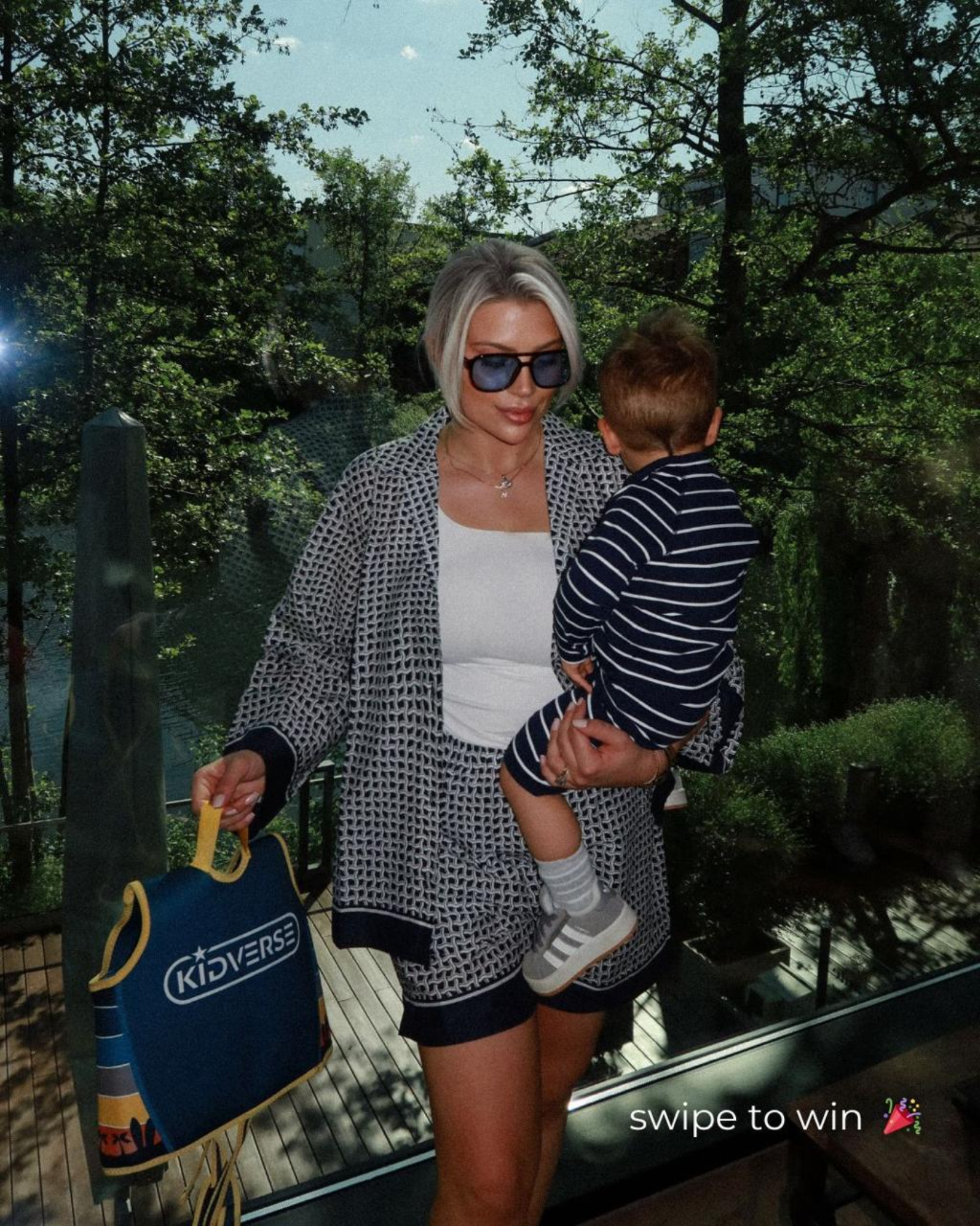 Lifestyle-Content mit Creator und Kind